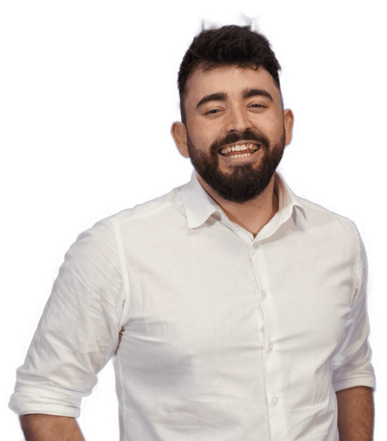 Iván Iglesias sorrindo