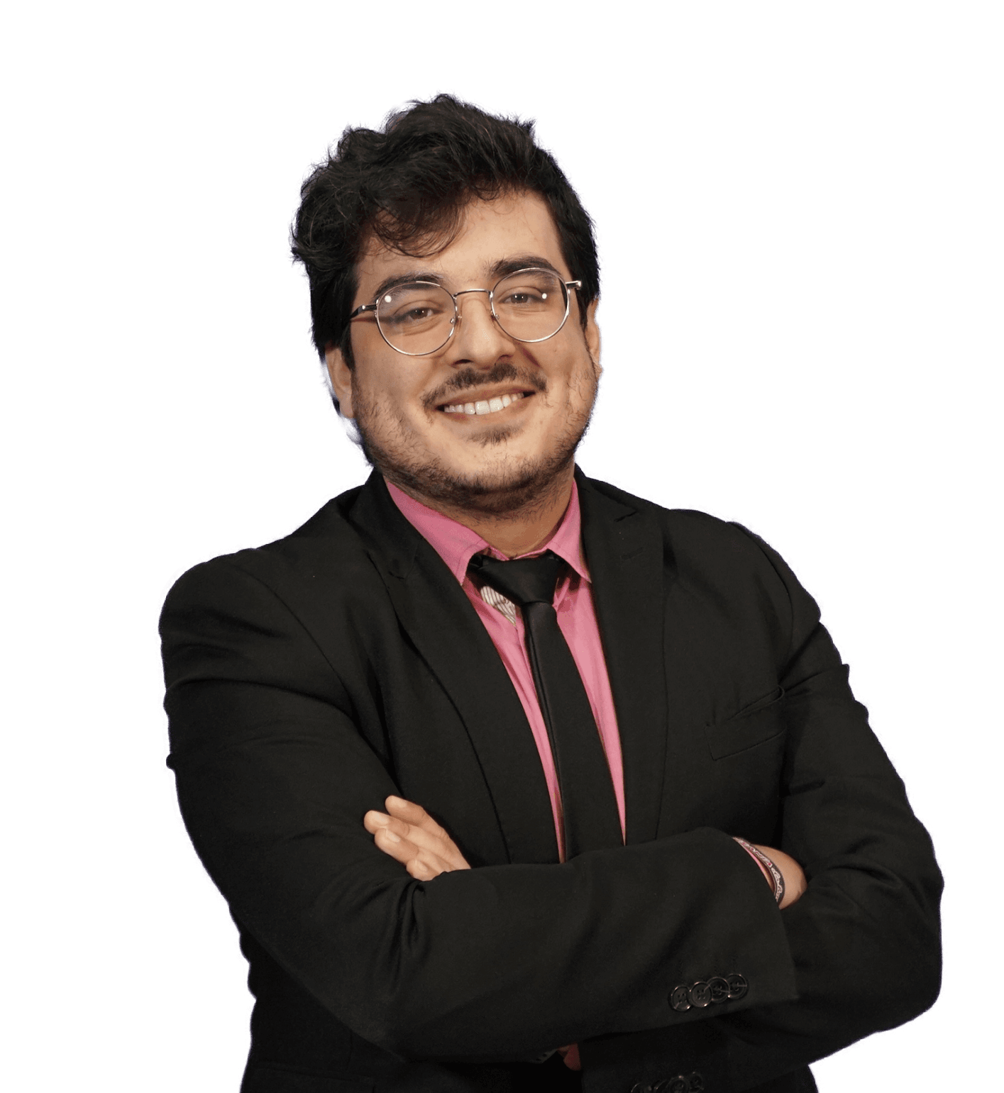 Iván Olmos Ferreiro sorrindo